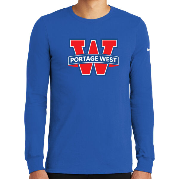 Nike Dri FIT Cotton/Poly Long Sleeve Tee Thumbnail