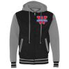 Unisex Heavyweight Varsity Full-Zip Hooded Sweatshirt Thumbnail
