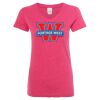 Women’s Glitter V-Neck T-Shirt Thumbnail