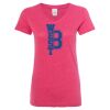 Women’s Glitter V-Neck T-Shirt Thumbnail