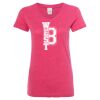 Women’s Glitter V-Neck T-Shirt Thumbnail
