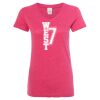 Women’s Glitter V-Neck T-Shirt Thumbnail