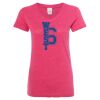 Women’s Glitter V-Neck T-Shirt Thumbnail